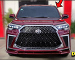 PARA TOYOTA 4RUNNER 2010-2013 KIT DE CARROCERÍA ESTILO LEXUS FACELIFT PARACHOQUES FASCIA CONVERSIÓN