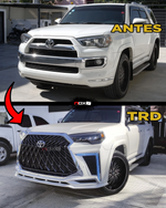 PARA TOYOTA 4RUNNER 2010-2013 KIT DE CARROCERÍA ESTILO LEXUS FACELIFT PARACHOQUES FASCIA CONVERSIÓN