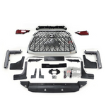 PARA TOYOTA 4RUNNER 2010-2013 KIT DE CARROCERÍA ESTILO LEXUS FACELIFT PARACHOQUES FASCIA CONVERSIÓN