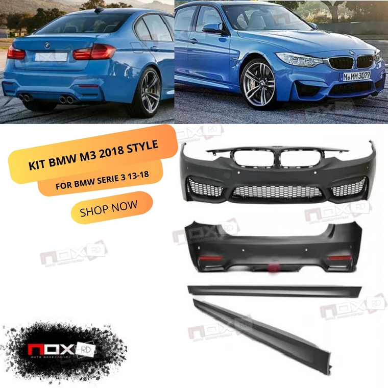 New For 2013-2018 BMW 3 Series F30 F35 330I Upgrade To M3 Style Bumper Body Kit