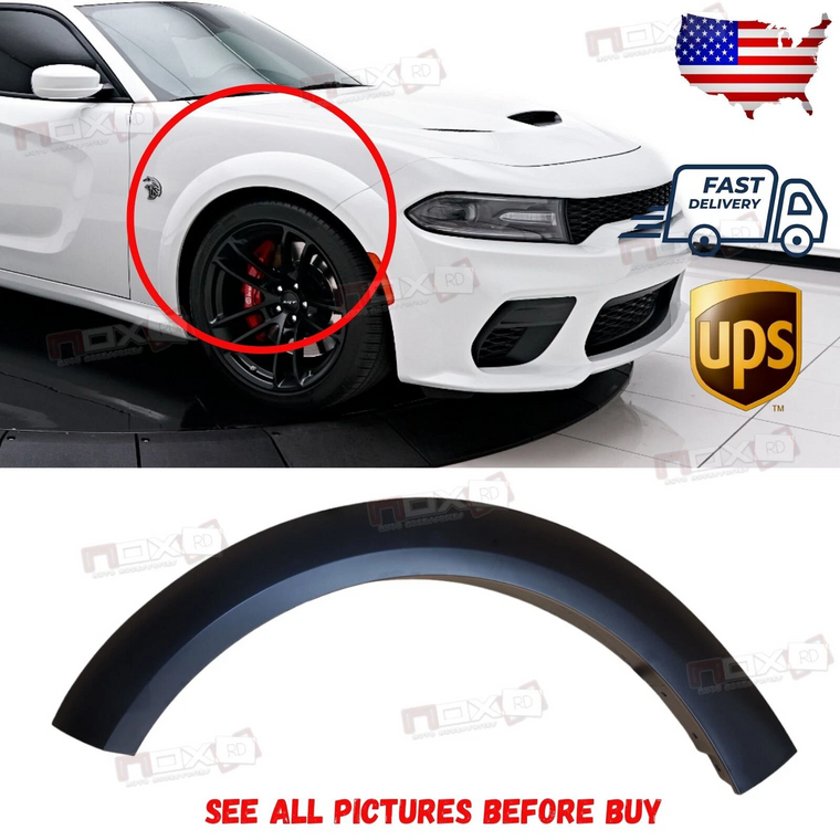 FOR DODGE CHARGER 20-23 FRONT Wheel Flare Molding Right RH