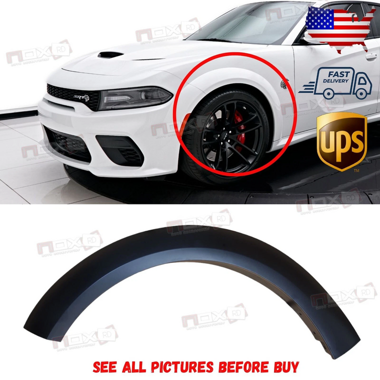 FOR DODGE CHARGER WIDEBODY 20-23 FRONT Wheel Flare Molding LEFT LH