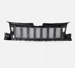 Para parrilla delantera cromada con rejilla de panal e inserciones negras para Jeep Grand Cherokee 2011-2013
