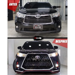 Para 2014-2016 Toyota Highlander KIT DE CARROCERÍA DELANTERO PARRILLA DE PARACHOQUES ESTILO LEXUS