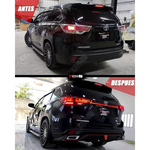 Para 2014-2016 Toyota Highlander KIT DE CARROCERÍA DELANTERO PARRILLA DE PARACHOQUES ESTILO LEXUS