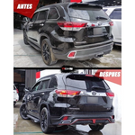 Para 2017 2018 2019 Toyota Highlander KIT DE CARROCERÍA DELANTERO PARRILLA ESTILO LEXUS