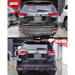 Para 2017 2018 2019 Toyota Highlander KIT DE CARROCERÍA DELANTERO PARRILLA ESTILO LEXUS