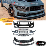 ✅ PARA FORD MUSTANG 2024-2025 KIT DE FACELIFT DE PARACHOQUES DELANTERO ESTILO DARK HORSE IMPRIMADO