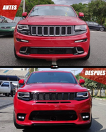 FOR JEEP GRAND CHEROKEE SRT 14-16 FRONT BUMPER KIT SRT 17-21 FACELIFT CONVERSION