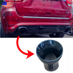 FOR JEEP GRAND CHEROKEE SRT 11-2021 GLOSS BLACK MUFFLER EXHAUST TIP 1 PIECE