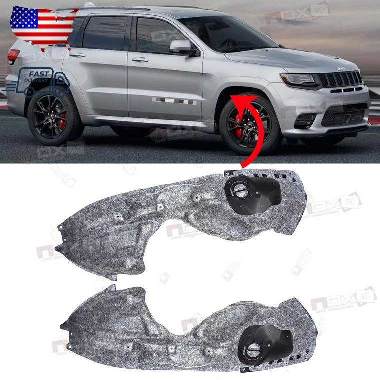 Nuevo revestimiento del guardabarros derecho + izquierdo para Jeep Grand Cherokee SRT 2017-2021 68272334AD