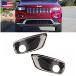 2Pcs Front Left+Right Side Fog Lamp Bezel 14-2016 FOR Jeep Grand Cherokee SUMMIT