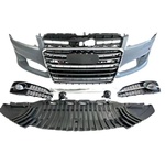 For 2015-2017 Audi A8 Modification S8 Sedan Primed Front Bumper Cover Body kit