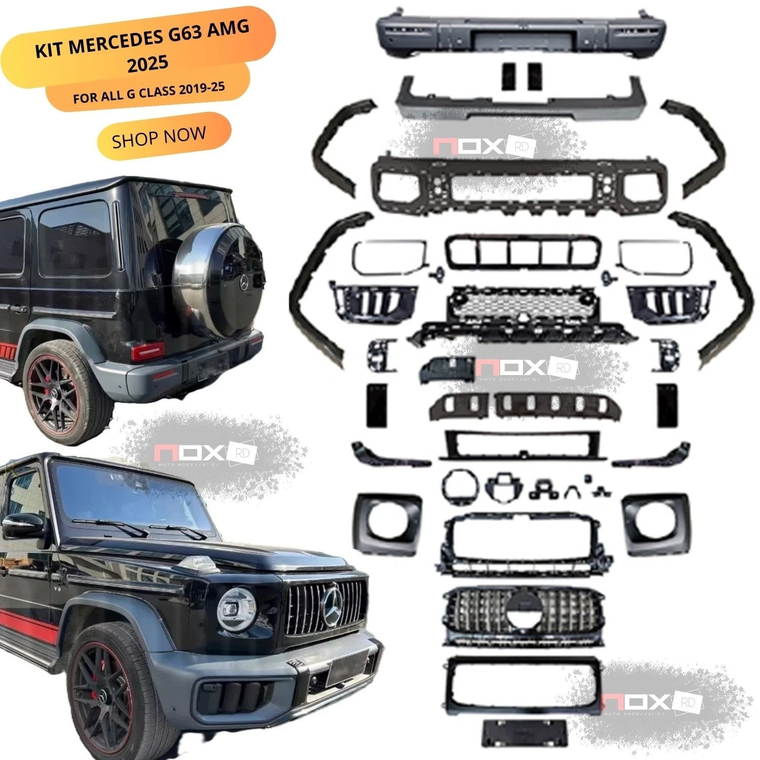 Para Mercedes-Benz Clase G W464 wagon, actualización a W465 G63 AMG, kits de carrocería y molduras 2019-2024