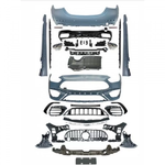 For MERCEDES BENZ 2021+ W206 C-CLASS FRONT REAR BUMPER C63 Style FULL BODY KIT